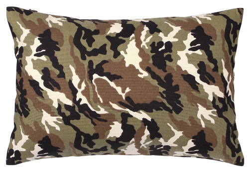 TangDepot® Camouflage Throw Pillow Cover, Camo Pillow Cases - 100% Cotton Canvas, Handmade - Many Colors & Sizes Avaliable