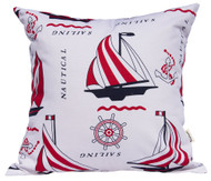 TangDepot Decorative Handmade Cotton Throw Pillow Covers /Pillow Shams, Sailing, Bike, Fire_Balloon theme cushion cover