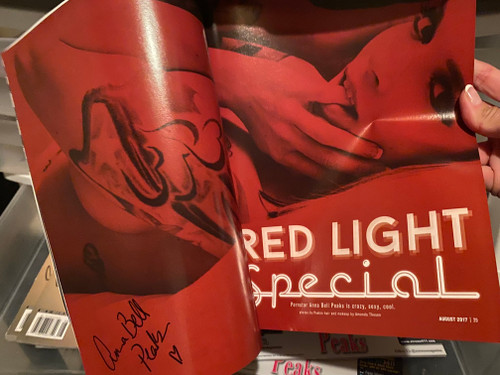 Autographed copy Inked Magazine Red Light Special