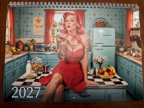 Limited Print 2027 Calendar - Chrome & Curves Edition!