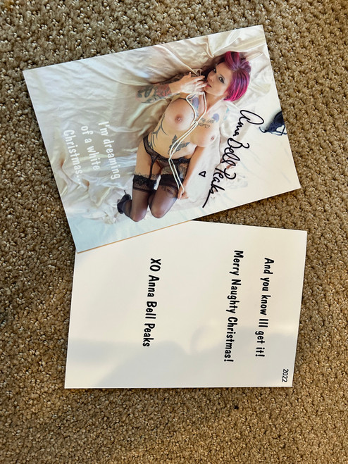 Limited Edition 2022 Signed 5x7 XXXMas Card Limited Edition 2022 Signed 5x7 XXXMas Card