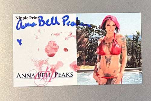 Autographed Nipple Print! (2x3.5) Autographed Nipple Print! (2x3.5)