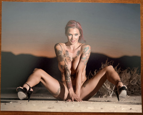 8x10 Autographed Nude Desert