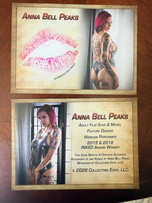 Autographed Kiss Print! (Baseball card sized)