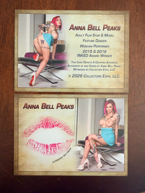Autographed Kiss Print! (Baseball card sized)