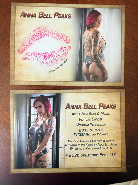 Autographed Kiss Print! (Baseball card sized)