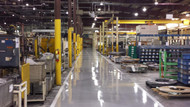 Auto Parts Manufacturer Gets Industrial Epoxy Floor Coating Application and Line Striping