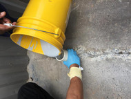 Filling Cracks in Outdoor Loading Zone Area