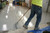 Industrial floor fix using floor coating