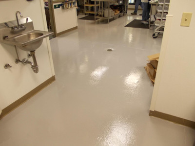 Chemical Resistant Floor Coating for Food Production Room 
