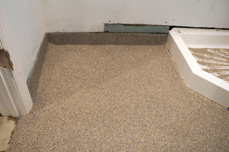 Step-by-Step Guide: Concrete Floor Repair in a Shower Room