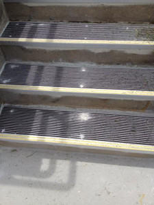 How to Fix Damaged Concrete Stairs & Add Traction