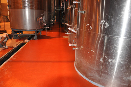  How to Fix Eroded Concrete Winery Floors with Urethane Mortar Finish