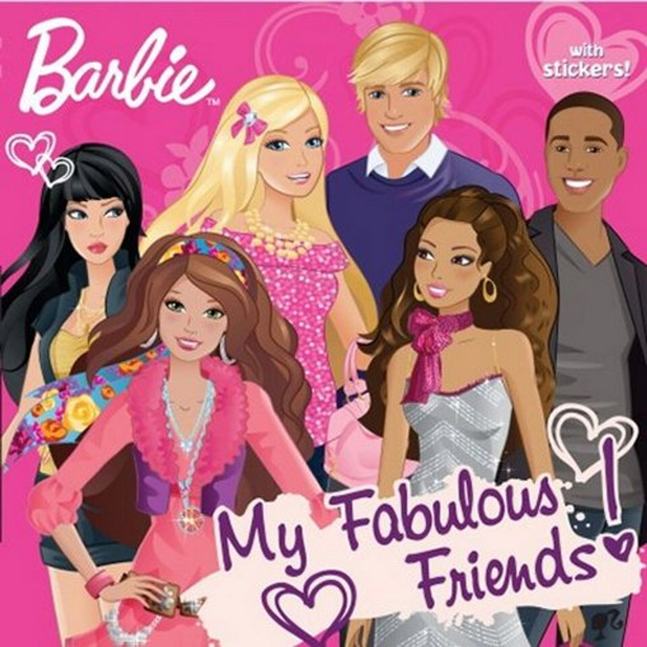 barbie sticker books