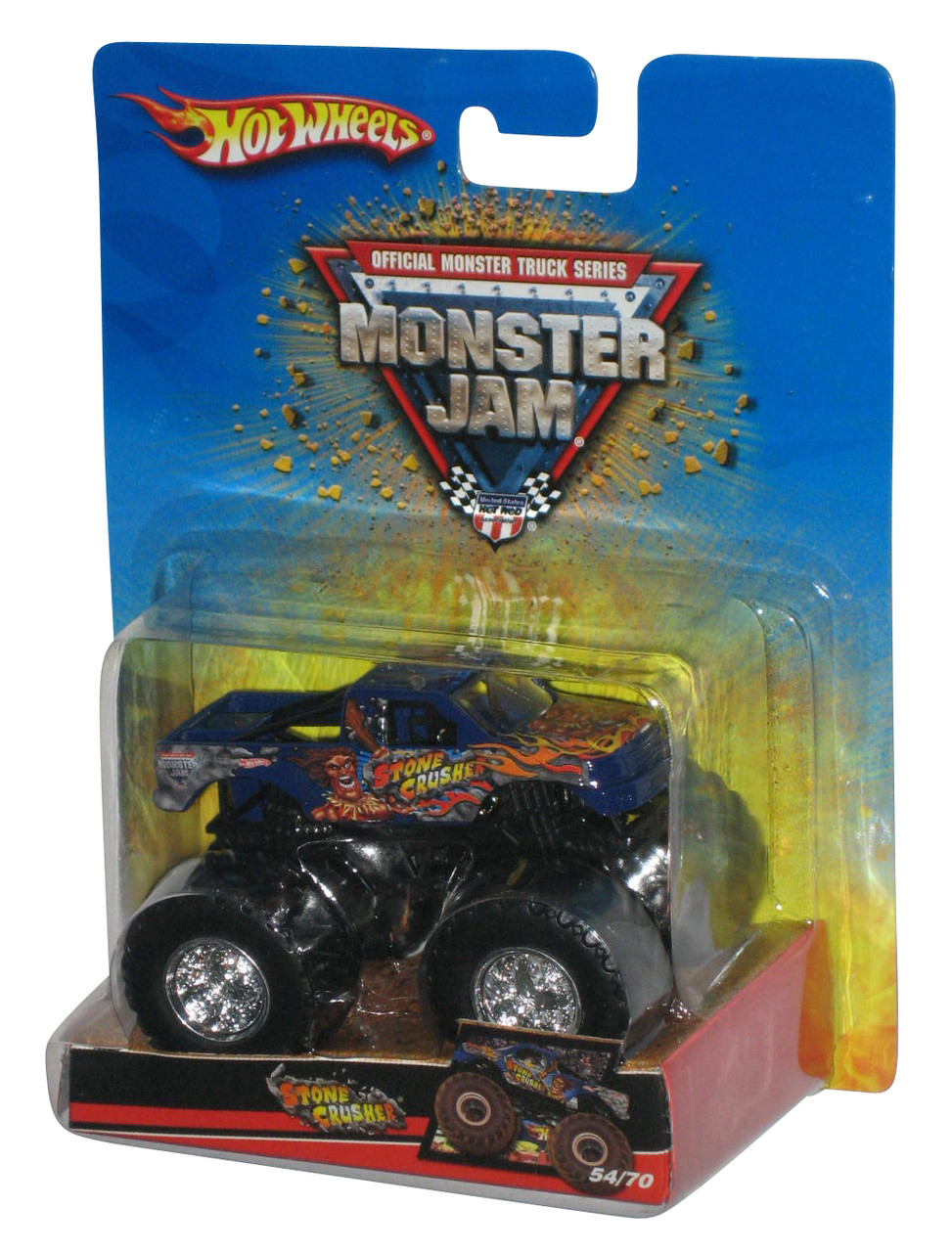 stone crusher monster truck toy