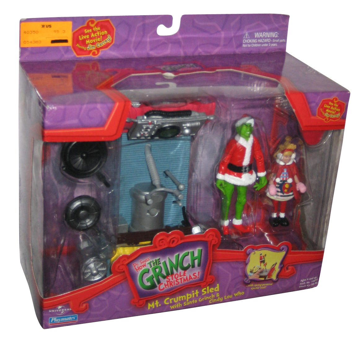 Seuss How The Grinch Stole Christmas Figure Set Crumpit