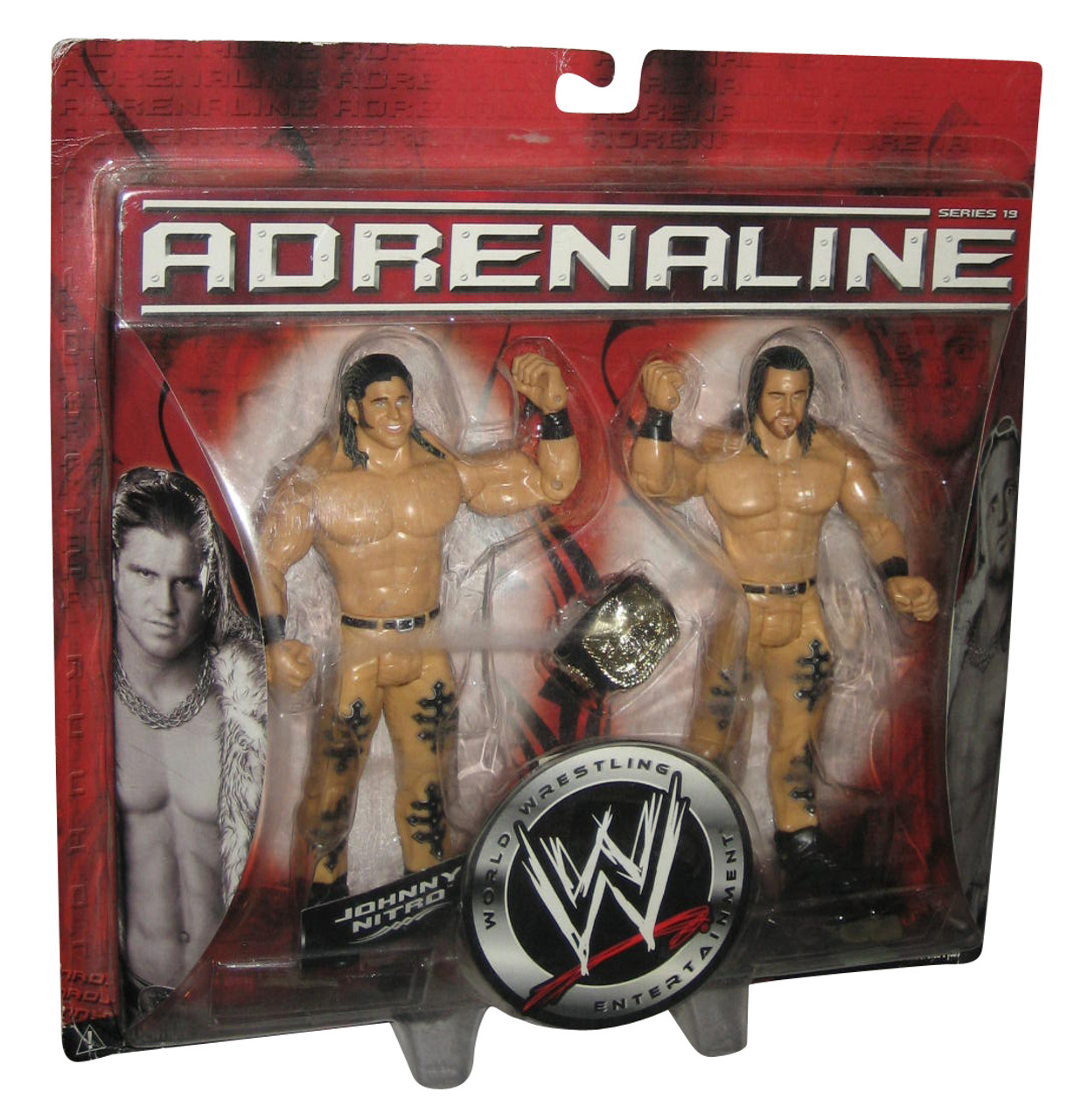 WWE Adrenaline Series 19 Johnny Nitro & Johnny Nitro Figure Set