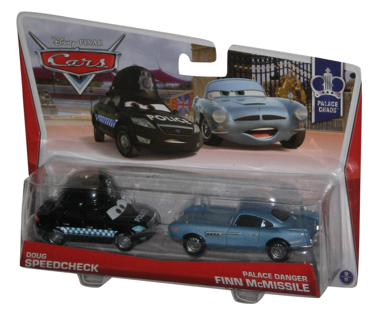 カーズ マテル　Doug Speedcheck FINN MCMISSILE Disney Pixar Cars Series 3 Doug Speedcheck Palace Danger