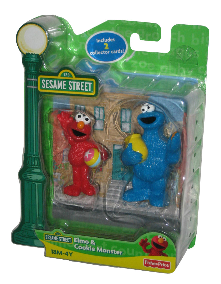Sesame Street Elmo Cookie Monster (2009) Fisher-Price Figure - Main Image