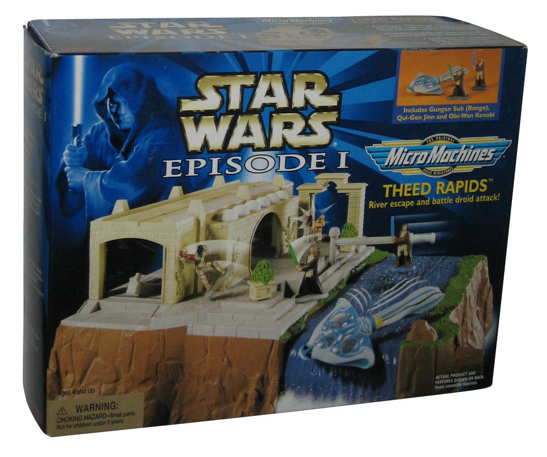 Star Wars Episode I Micro Machines (1999) Theed Rapids Mini Figure