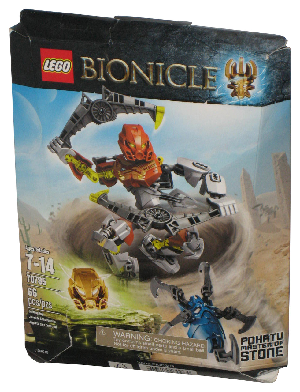 LEGO Bionicle Pohatu Master of Stone (2015) Building Toy Set 70785