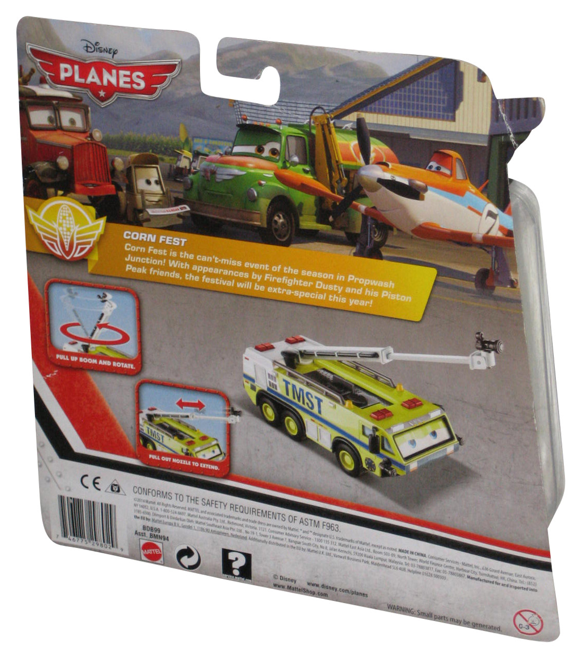 Disney Planes RYKER ミニカー Disney Planes Fire and Rescue Deluxe Ryker with Moving Boom