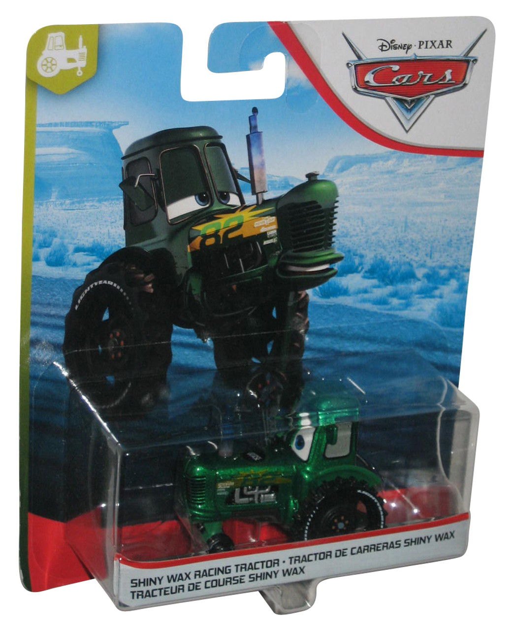 Disney Cars Movie Shiny Wax Racing Tractor (2018) Mattel Die
