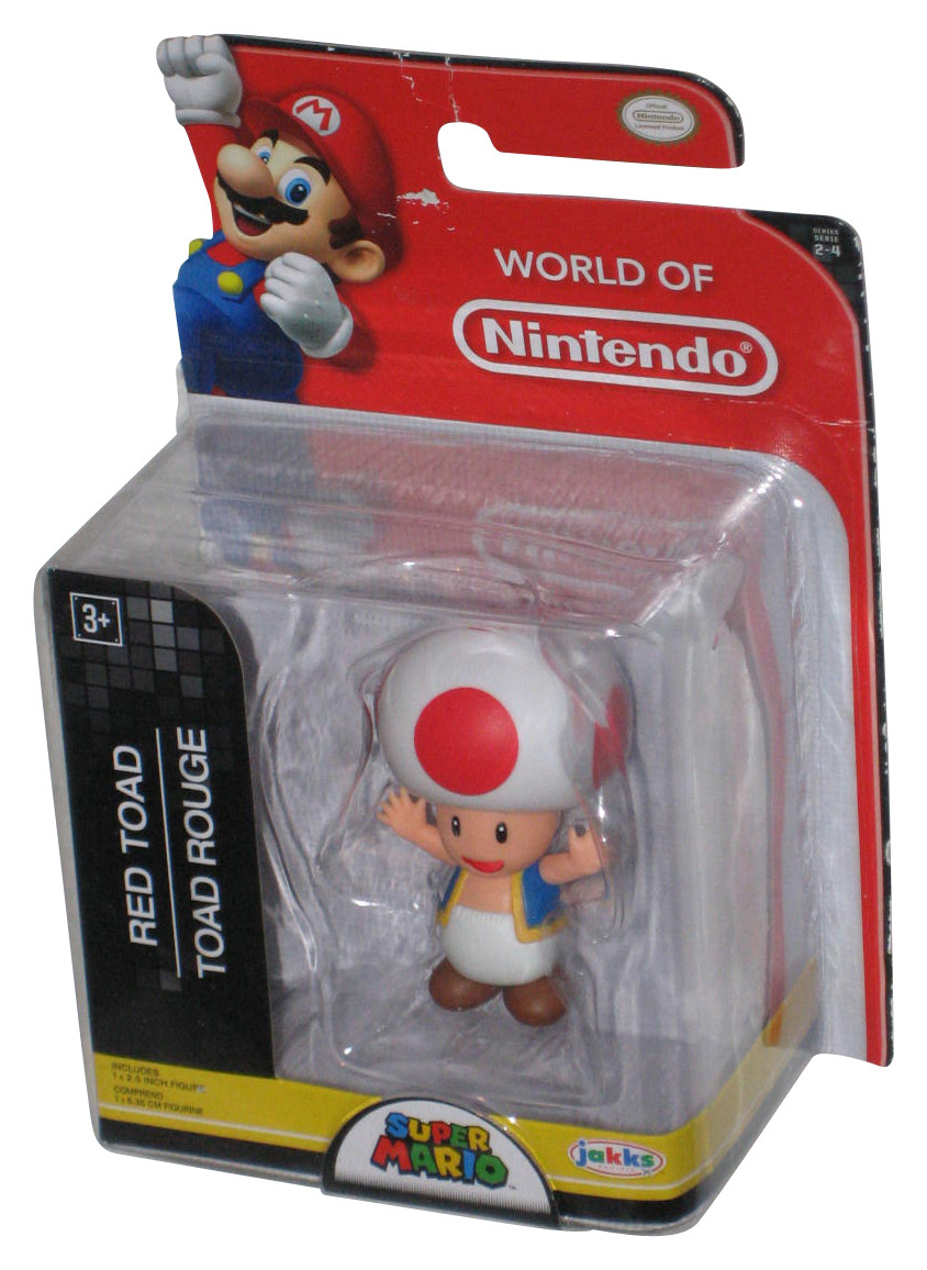 Super Mario World of Nintendo Red Toad (2016) Jakks Pacific