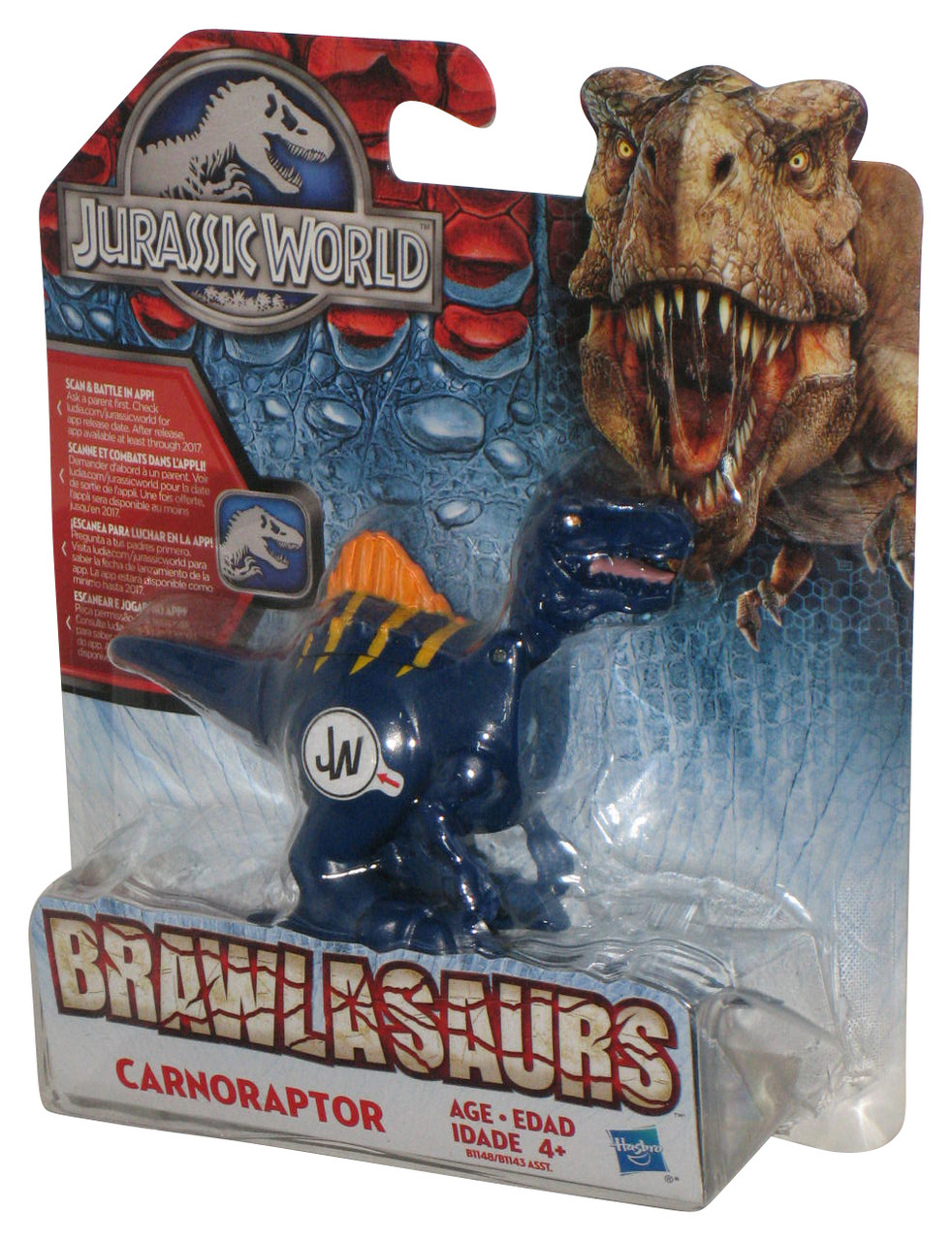 Carnoraptor Toy Jurassic World Brawlasaurs Lot Of Stegosaurus