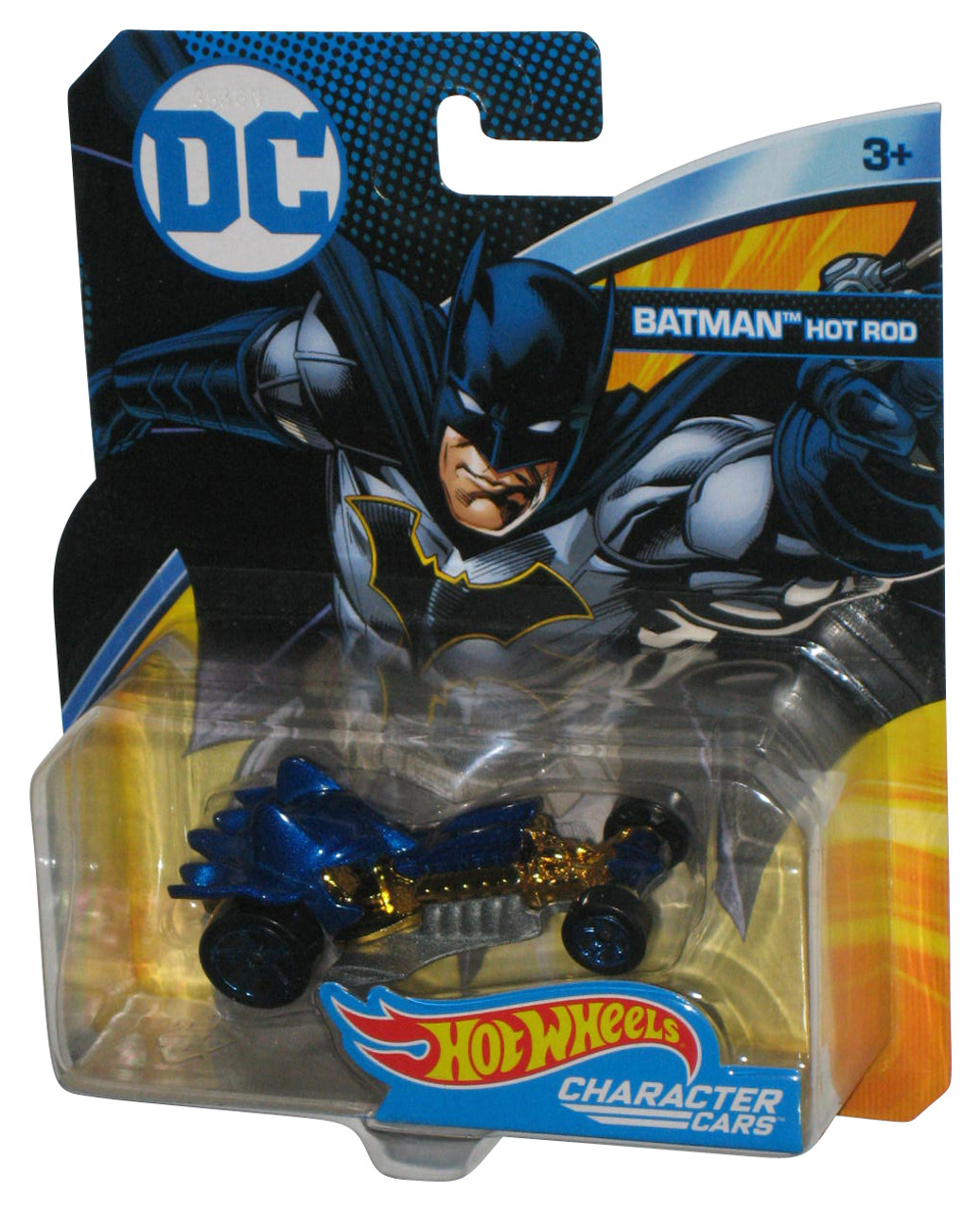 DC Comics Batman Hot Rod Character Cars Hot Wheels (2016) Mattel Die-Cast  Toy Car - - GKWorld