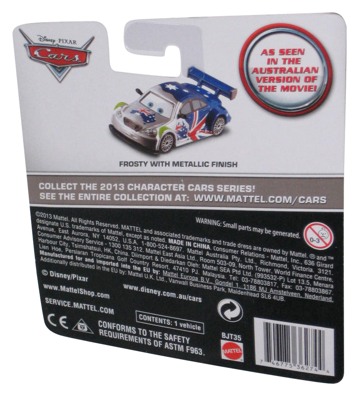 カーズ マテル FROSTY メタリックフィニッシュ ミニカー ピクサー Disney Pixar Cars Movie (2013) Frosty with Metallic Finish