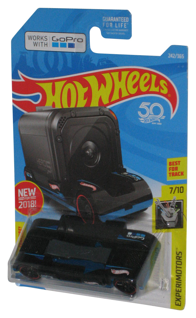 Hot Wheels Experimotors 7/10 (2018) Black Zoom In Toy Car 242/365