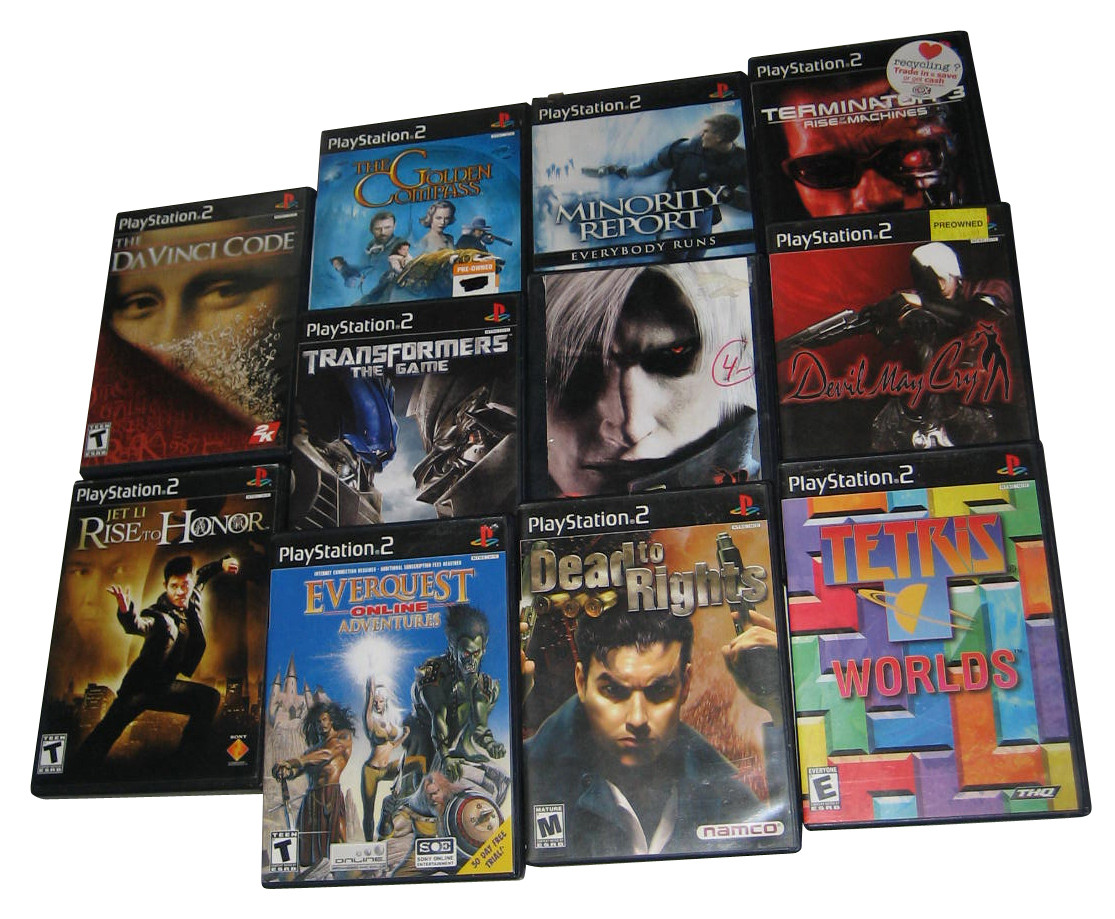 PlayStation Video Game Lot Rise of Honor, Terminator 3, Devil