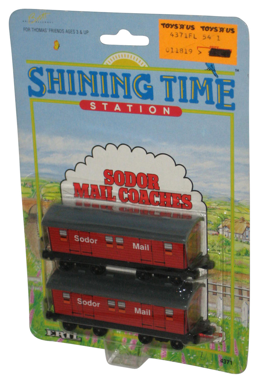 Thomas Tank Engine Shining Time Station Red Sodor Mail Coaches