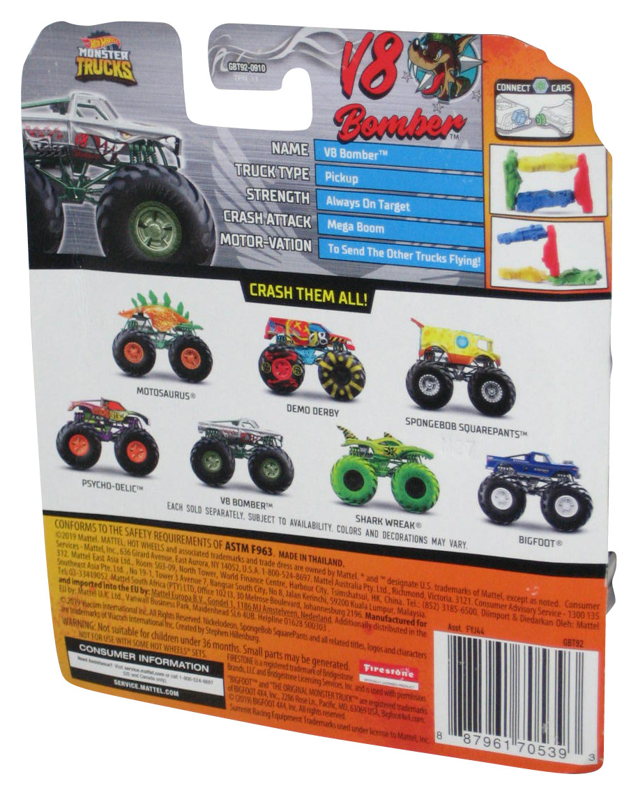 Wheels Monster Jam V8 Bomber Hot Wheels Monster Trucks V8 Bomber