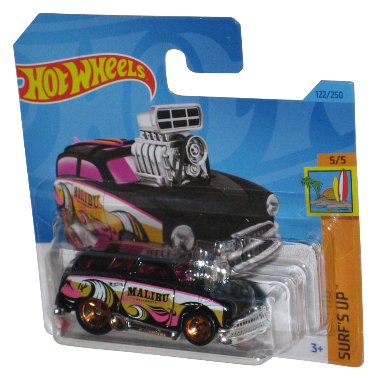Hot Wheels Surf's Up 5/5 (2021) Black Surf 'N Turf Toy Car