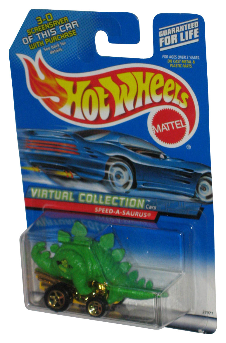 Hot Wheels Virtual Collection Speed-A-Saurus Green (1999) Mattel