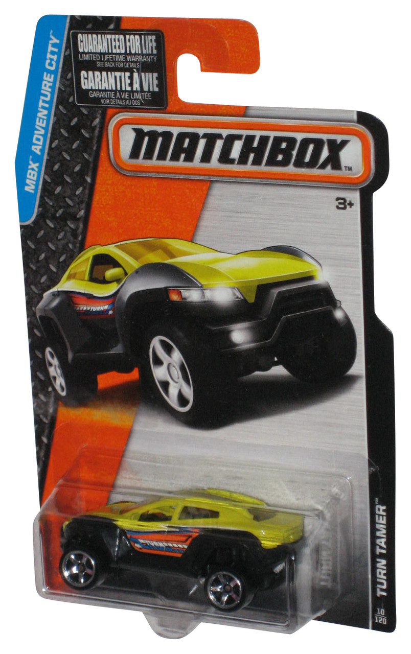 Matchbox MBX Adventure City (2014) Yellow Turn Tamer Toy Car 10