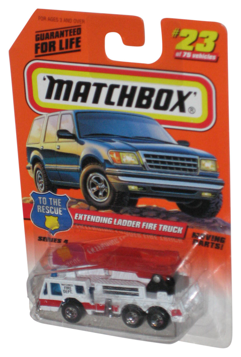 Matchbox To The Rescue White Red (1997) Extending Ladder Fire