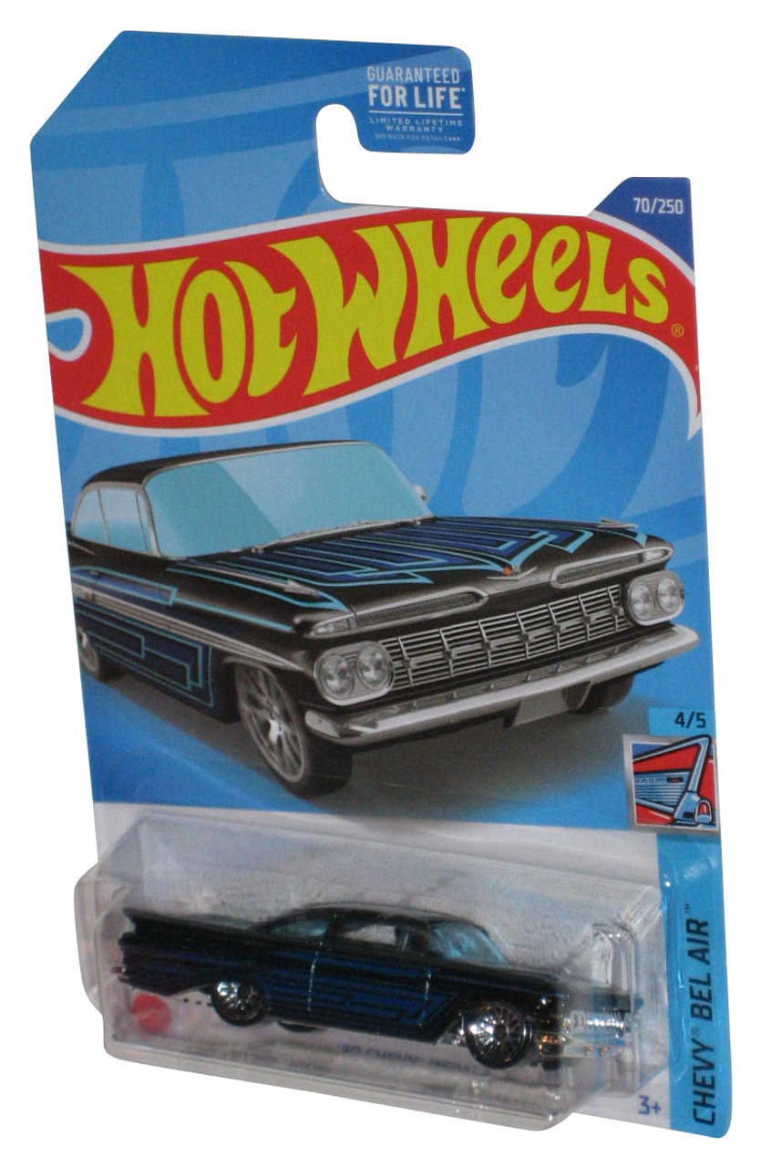Hot Wheels Chevy Bel Air 4/5 (2021) Blue '59 Impala Toy Car