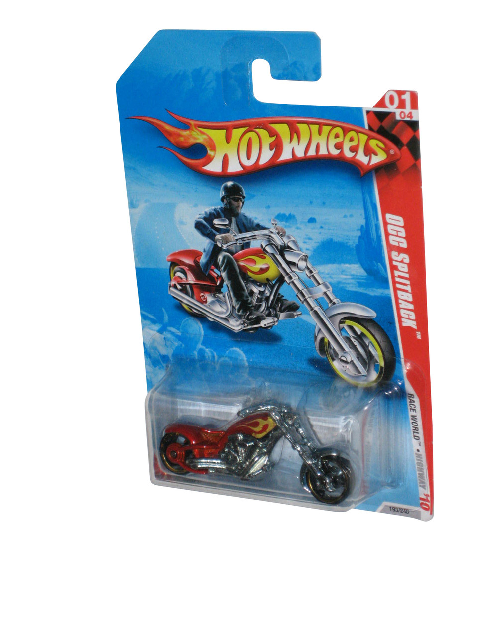 Hot Wheels Race World Highway '10 1/4 (2009) Red OCC