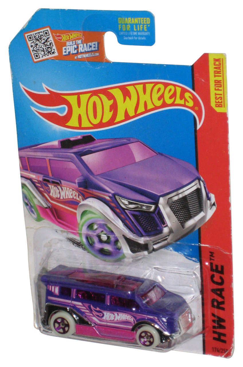 Hot Wheels ミニカー Hot Wheels HW Race (2013) Purple Speedbox Toy Car 174/250