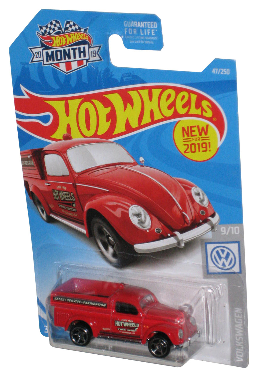 Hot Wheels '49 Volkswagen Beetle Pickup 9/10 (2019) Red Toy Car 47