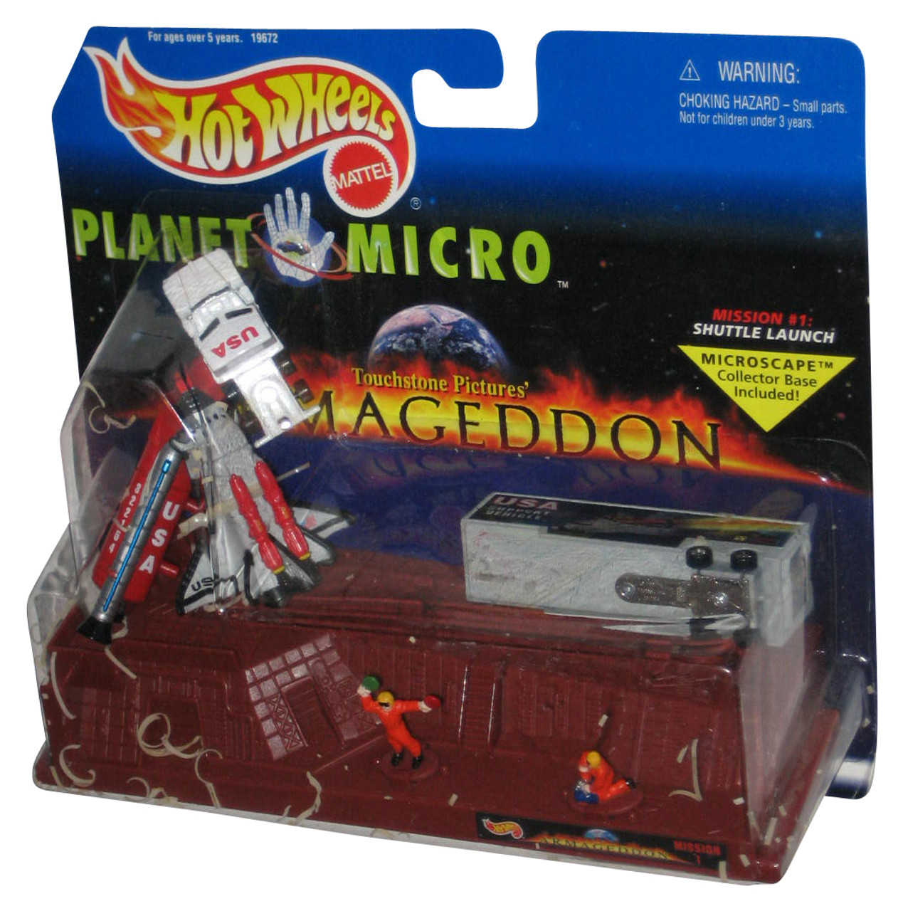 Hot Wheels Planet Micro Armageddon (1997) Mission 1 Shuttle