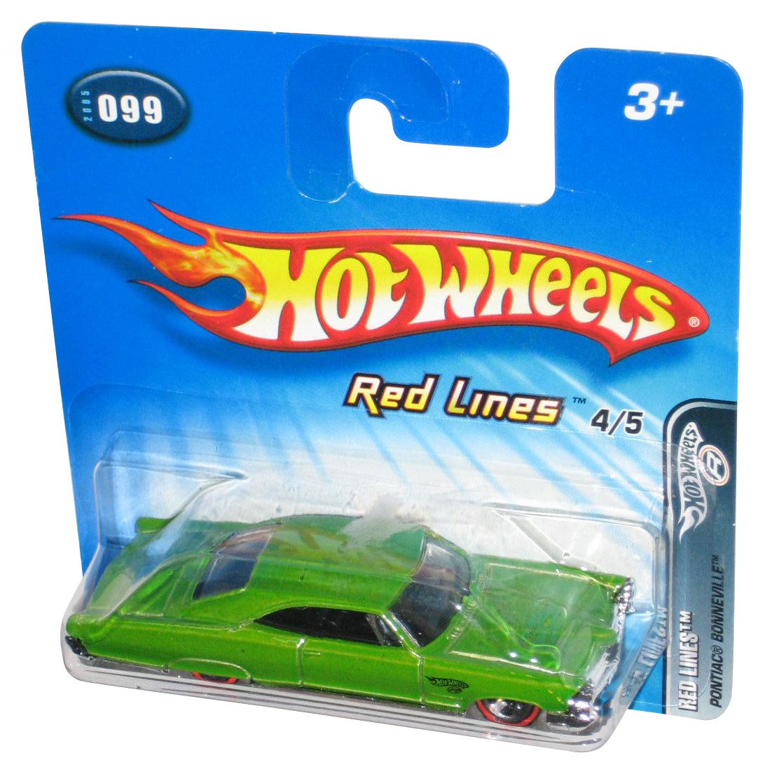 Hot Wheels Red Lines 4/5 (2005) Green Pontiac Bonneville Car #099