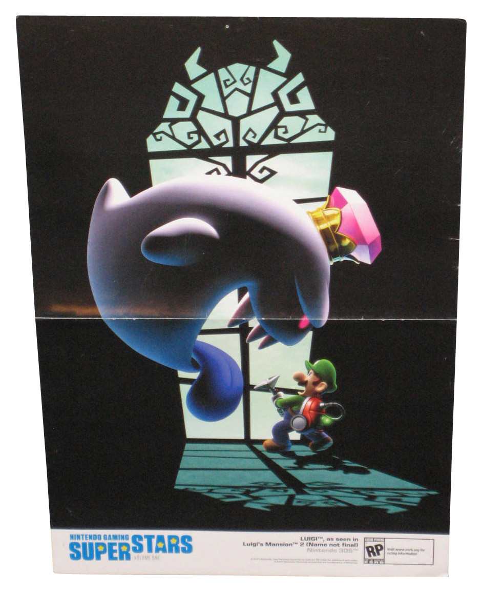 Nintendo Gaming Super Stars Double Sided Poster (Luigi's Mansion
