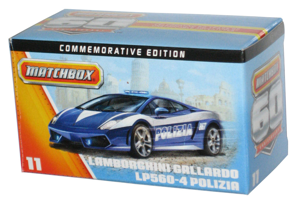 Matchbox 60th Power Grabs Box Lamborghini Gallardo LP560-4 Polizia