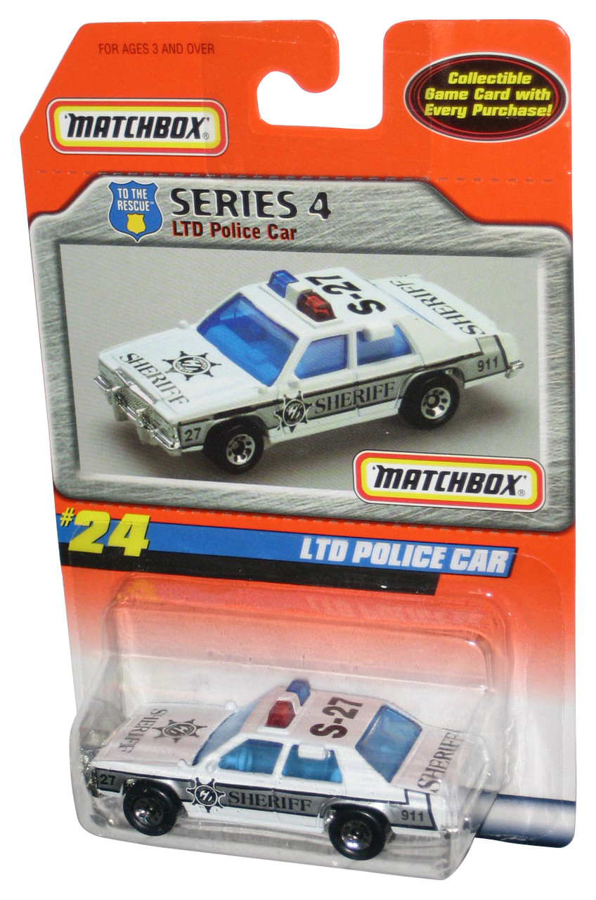 Matchbox To The Rescue (1998) Series White Sheriff LTD Police
