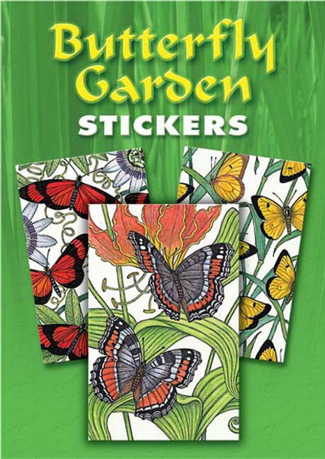 Butterfly Garden Paradise Sticker Scene Set