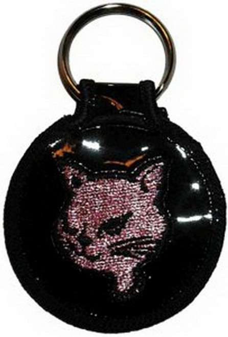 Cat Embroidered Keyfob Keychain KF-0012